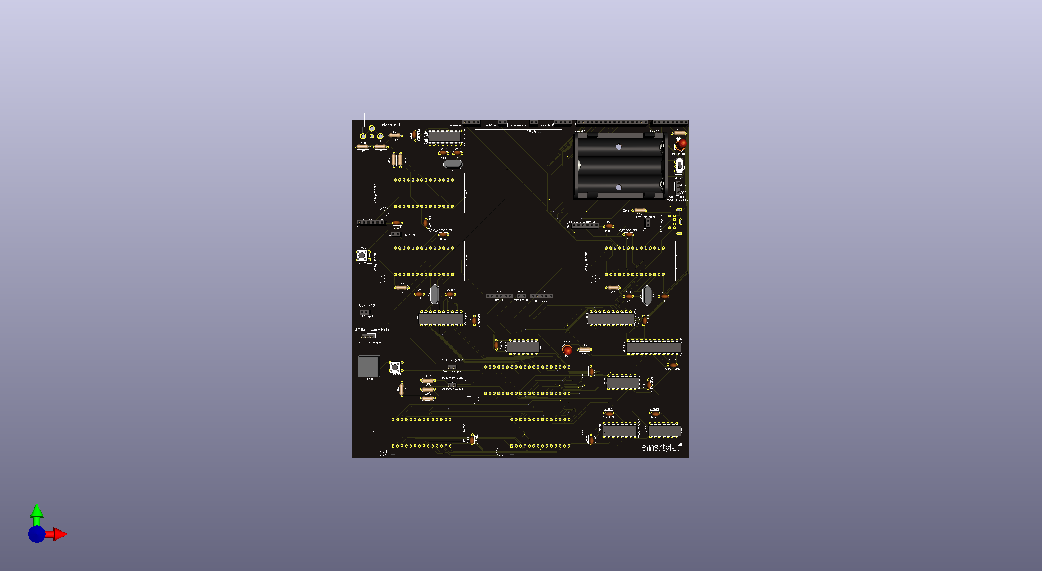 SmartyKit One PCB Preview