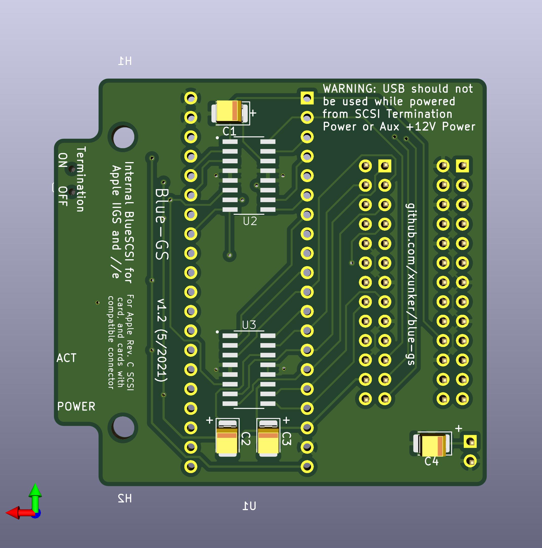 Rendering of back of board v1.2