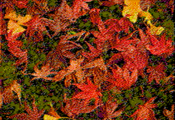 Autumn leaves - OpenEmulator 8-pixel