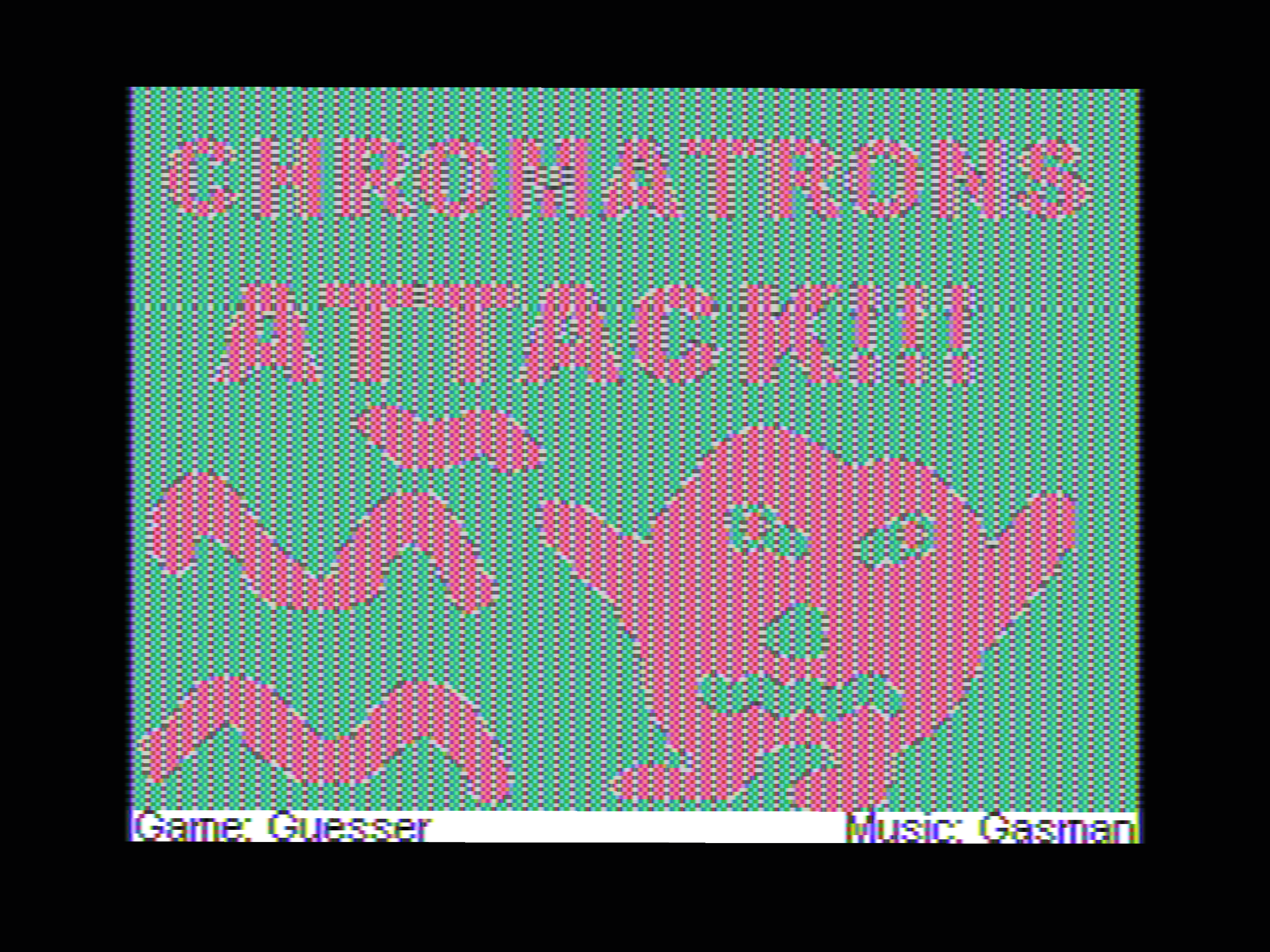 ZX Spectrum Chromatrons Attack