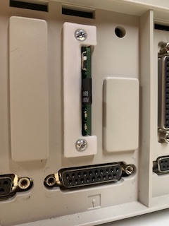 BlueGS installed in IIgs slot, left side