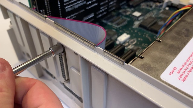 IIgs DB-25 Connector Removal