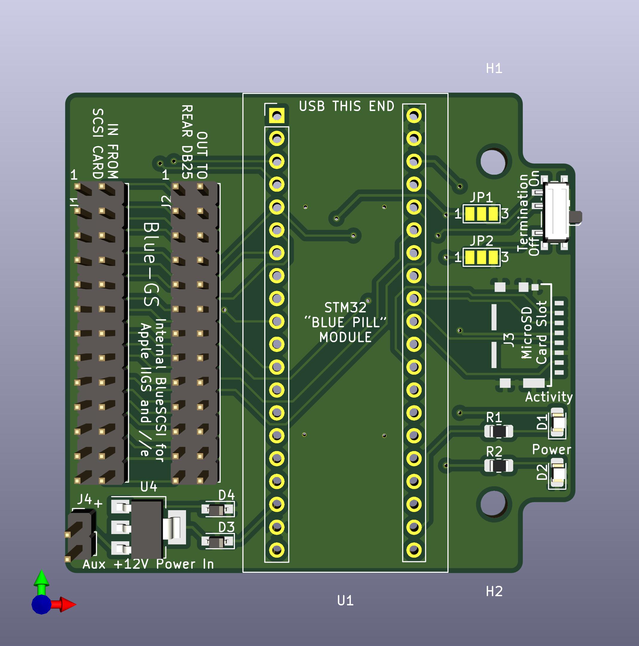 Rendering of front of board v1.2