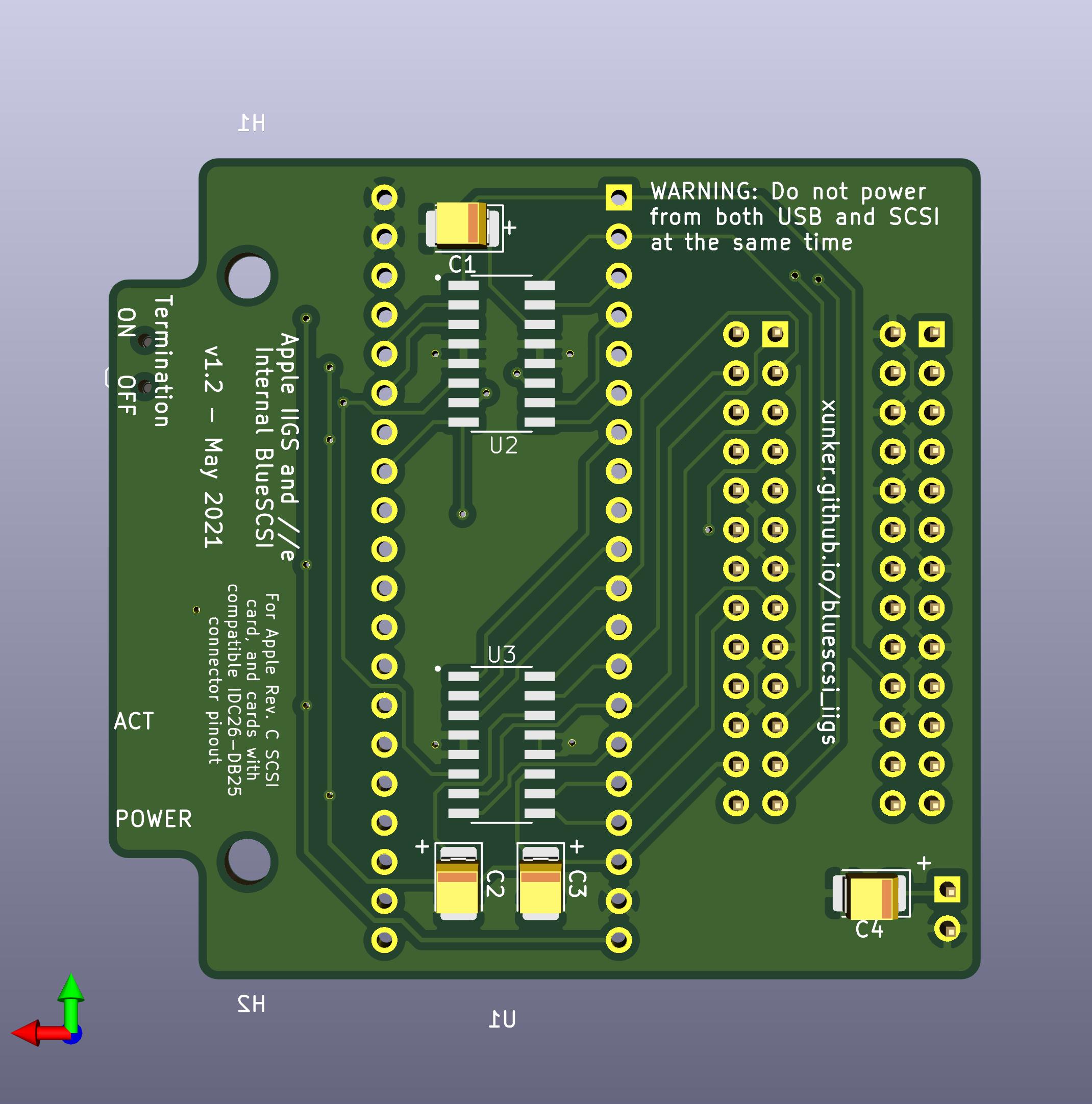 Rendering of back of board v1.2