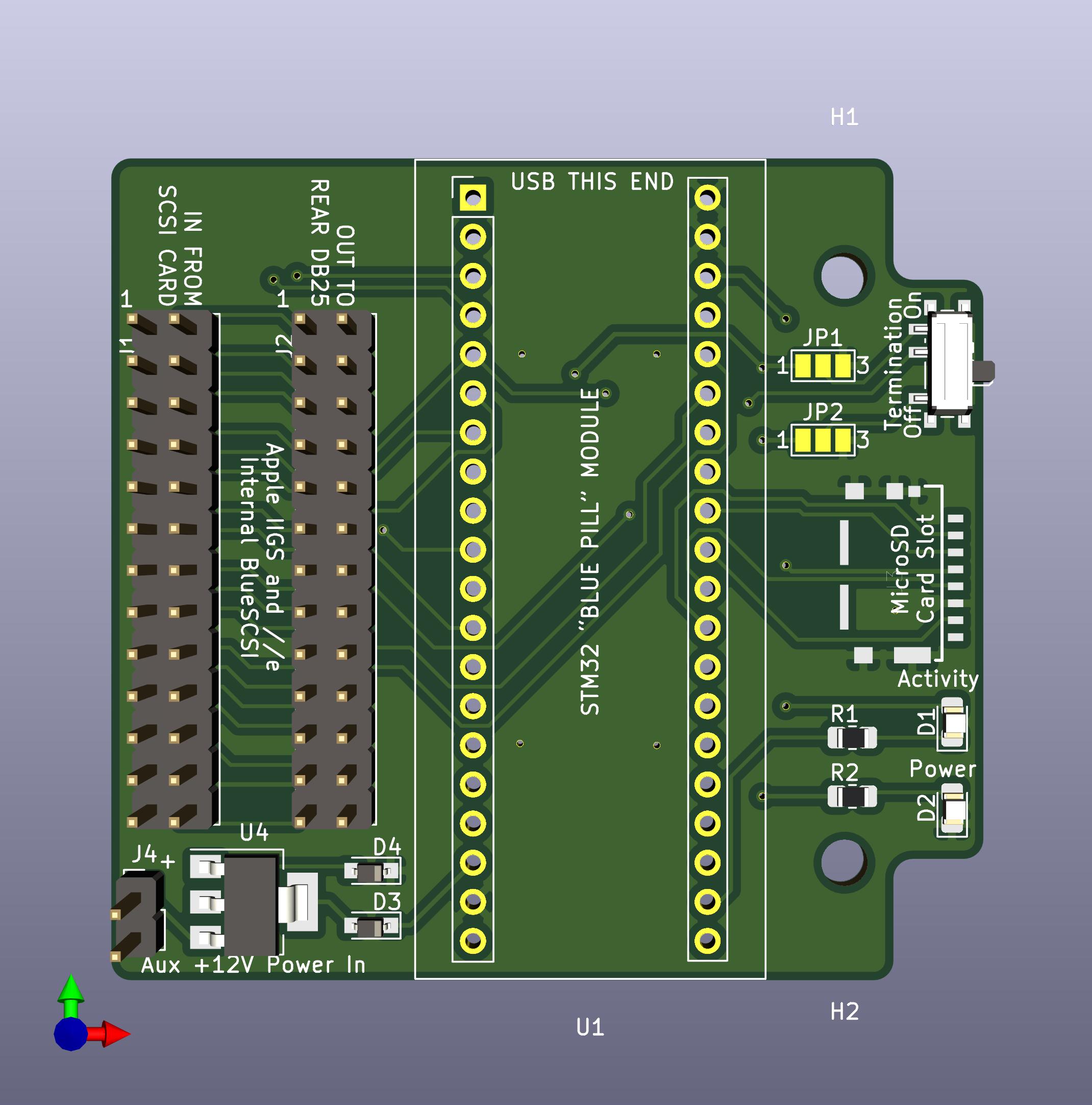 Rendering of front of board v1.2