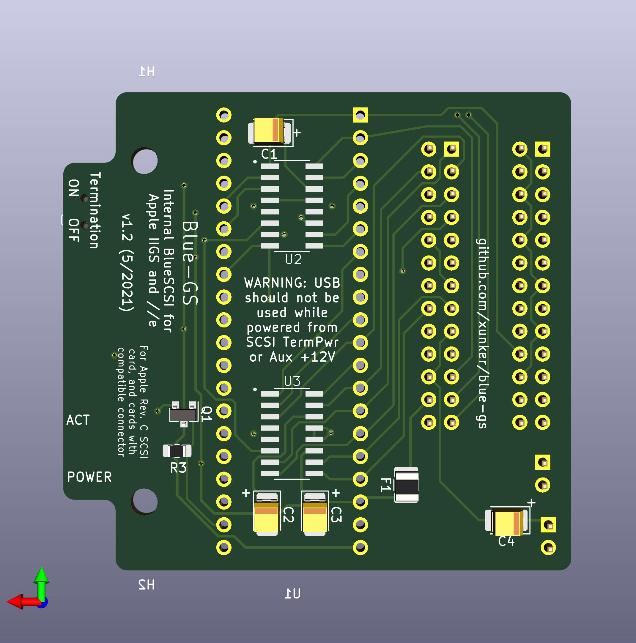 Rendering of back of board v1.2