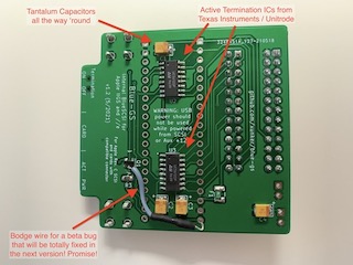 Annotated picture of rear of BlueGS v1.2