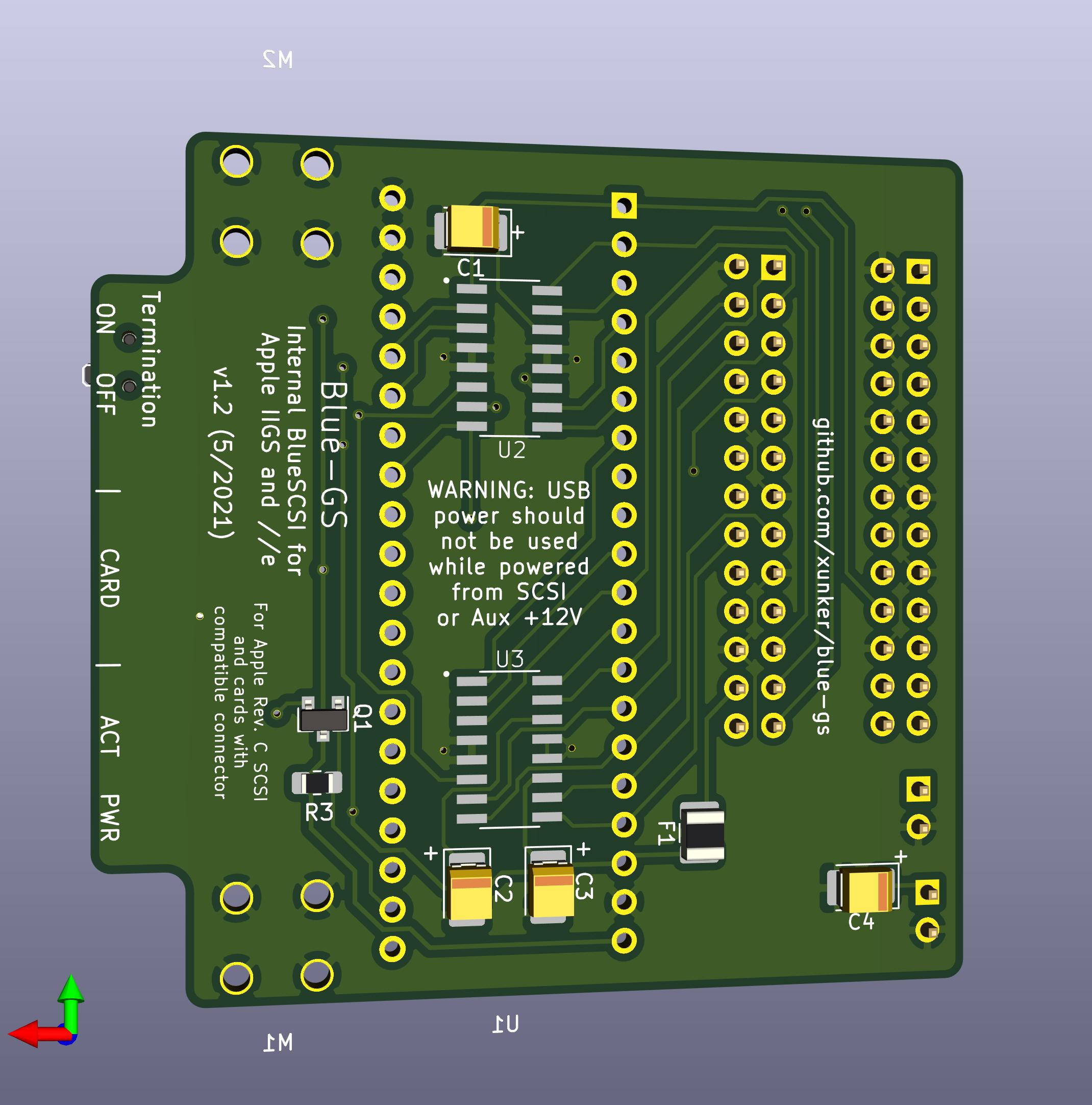 Rendering of back of board v1.2