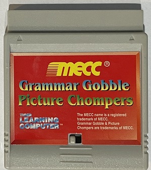 MECC Grammar Gobble Picture Chompers Cartridge