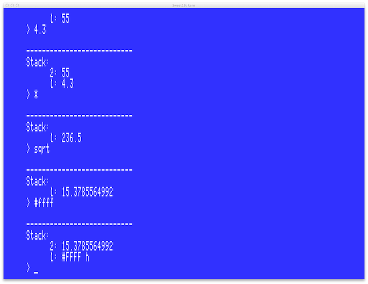 abCalc Shell Screenshot
