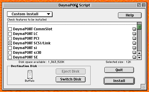 DaynaPort Installer Custom